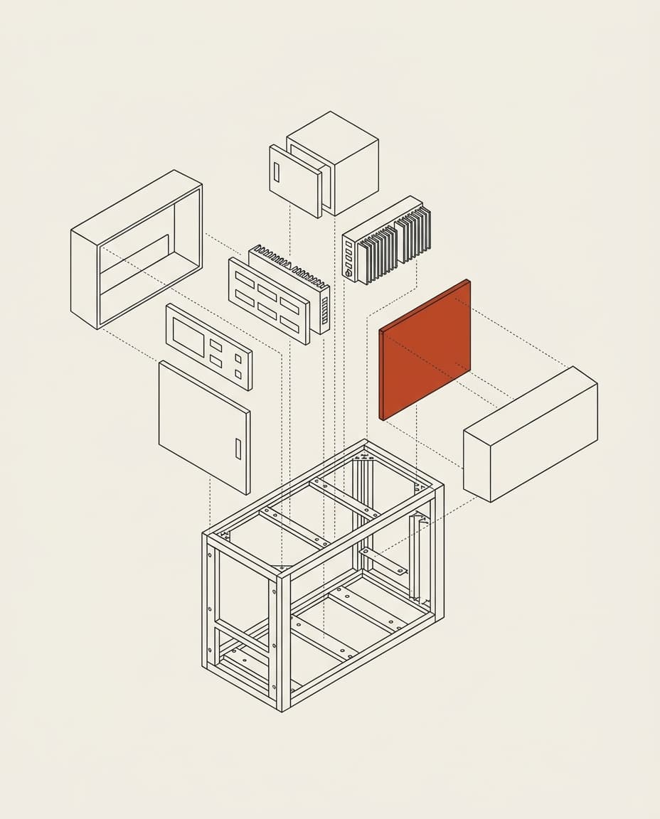 Build., We make the actual machine.